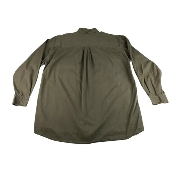Hunting Horn Mens Brown Long‎ Sleeve Pockets Button Up Shirt Size Large - Picture 8 of 10